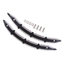 1 Pair Black Chrome Rear Fender Side Bolt On Accents Trim For Indian Scout 2015-2018