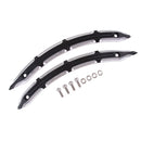 1 Pair Black Chrome Rear Fender Side Bolt On Accents Trim For Indian Scout 2015-2018