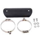 Motorbike Black Exhaust Muffler Pipe Heat Shield Cover Heel Guard for Harley