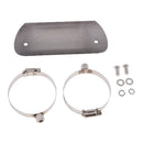 Motorbike Black Exhaust Muffler Pipe Heat Shield Cover Heel Guard for Harley