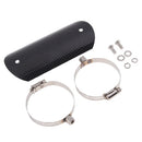 Motorbike Black Exhaust Muffler Pipe Heat Shield Cover Heel Guard for Harley