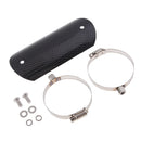 Motorbike Black Exhaust Muffler Pipe Heat Shield Cover Heel Guard for Harley