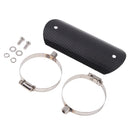 Motorbike Black Exhaust Muffler Pipe Heat Shield Cover Heel Guard for Harley