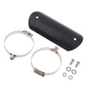 Motorbike Black Exhaust Muffler Pipe Heat Shield Cover Heel Guard for Harley