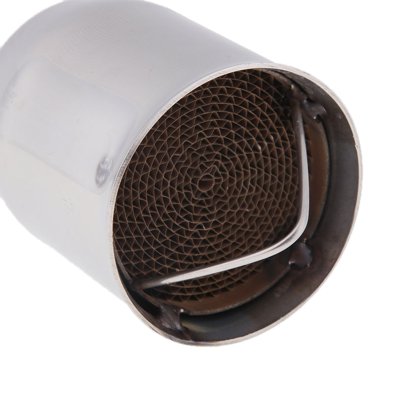 60mm Universal Motorcycle Exhaust Pipe Can DB Killer Silencer Muffler Baffle
