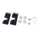 Spark Plug/Head Bolt Covers Wrinkle Black For Harley Superlow - XL 1200T