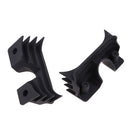 Spark Plug/Head Bolt Covers Wrinkle Black For Harley Superlow - XL 1200T