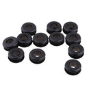 12 x Flatside Black Rubber Gas Fuel Tank Mounts for Harley Softail 84-99 Models