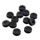 12 x Flatside Black Rubber Gas Fuel Tank Mounts for Harley Softail 84-99 Models