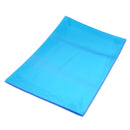 Motorcycle Seat Gel Pad Blue Shock Absorption Mats Cushion Seating 48x35x1cm