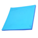 Motorcycle Seat Gel Pad Blue Shock Absorption Mats Cushion Seating 25x25x1cm