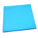 Motorcycle Seat Gel Pad Blue Shock Absorption Mats Cushion Seating 25x25x1cm
