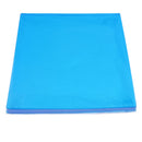 Motorcycle Seat Gel Pad Blue Shock Absorption Mats Cushion Seating 25x25x2cm
