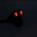 12V 16A Motorcycle 7/8" 22mm Handlebar Grip Light Switch Aluminum Waterproof
