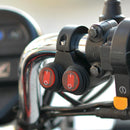 12V 16A Motorcycle 7/8" 22mm Handlebar Grip Light Switch Aluminum Waterproof