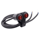 12V 16A Motorcycle 7/8" 22mm Handlebar Grip Light Switch Aluminum Waterproof