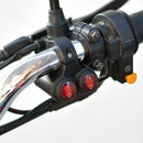 12V 16A Motorcycle 7/8" 22mm Handlebar Grip Light Switch Aluminum Waterproof