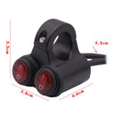 12V 16A Motorcycle 7/8" 22mm Handlebar Grip Light Switch Aluminum Waterproof