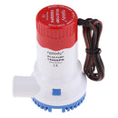 24V DC 1500GPH Automatic Bilge Pump Boat Submersible Bilge Pump 1-1/8" Outlet