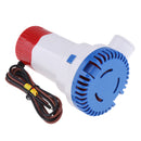 24V DC 1500GPH Automatic Bilge Pump Boat Submersible Bilge Pump 1-1/8" Outlet