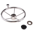 Universal 13.5'' Marine Boat Pontoon Steering Wheel 5 Spoke 3/4" Tapered Shaft