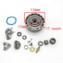 Automatic Clutch Complete Assembly 17T For 100cc 110cc Chinese ATV Quad Bike