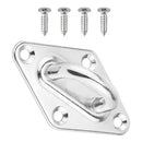 Stainless Steel Eye Plate, Pad Eye, Fixing Plate , Staple Hook Loop, 79mm