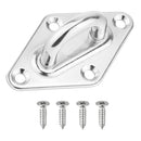 Stainless Steel Eye Plate, Pad Eye, Fixing Plate , Staple Hook Loop, 79mm