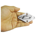 Stainless Steel Eye Plate, Pad Eye, Fixing Plate , Staple Hook Loop, 79mm