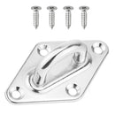 Stainless Steel Eye Plate, Pad Eye, Fixing Plate , Staple Hook Loop, 79mm