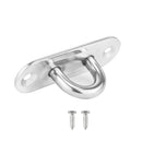 89mm Oblong 2 Hole Pad Eye Plates Staple - Marine Grade Stainless Steel