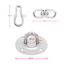 Stainless Steel Hammock Chair Hanging Kit Swivel Hook Ceiling Mount Hardware