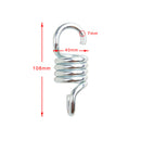 Stainless Steel Hammock Chair Hanging Kit Spring Swivel Hook Ceiling Mount