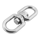 Boat Marine Clip 68mm Stainless Steel Swivel Double Eye Hook