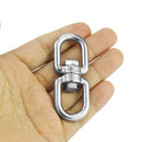 Boat Marine Clip 68mm Stainless Steel Swivel Double Eye Hook