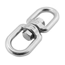 Boat Marine Clip 68mm Stainless Steel Swivel Double Eye Hook