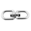 Boat Marine Clip 68mm Stainless Steel Swivel Double Eye Hook