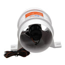 SEAFLO 4" In-Line Marine Bilge Air Blower 24V 235CFM Quiet Boat White