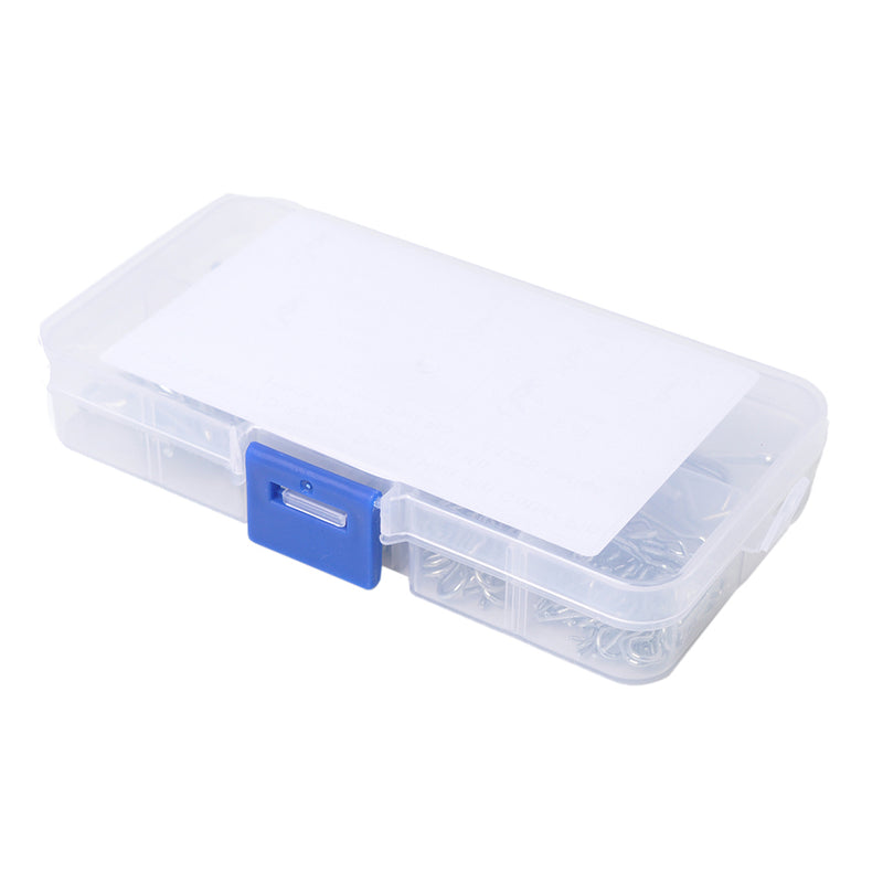 200Pcs Steel R Clips Hitch Cotter Hair Pin Kit for Tractor Car Trailer Lock