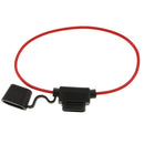 10x Inline 14AWG Blade ATM Medium Fuse Holder & 20x Fuses Set for Boat Car Marine