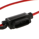 10x Inline 14AWG Blade ATM Medium Fuse Holder & 20x Fuses Set for Boat Car Marine