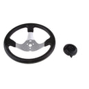 300mm Black Steering Wheel for 150cc - 250cc Engines ATV Go Kart Buggy Quad