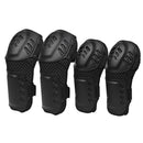 Adults Protective Gear Knee & Elbow Pads with Elastic Straps for Motorcycle Skating Skateboarding Cycling