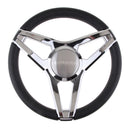 Chrome Stainless Steel Boat Marine Steering Wheel 3 Spoke 13.7