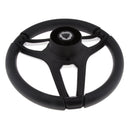 Chrome Stainless Steel Boat Marine Steering Wheel 3 Spoke 13.7