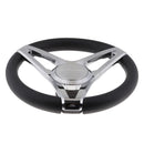 Chrome Stainless Steel Boat Marine Steering Wheel 3 Spoke 13.7