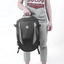 Rear Seat Storage Motorcycle Expandable Capacity Luggage Saddle Bag Backpack