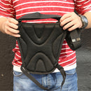 Men's Oxford Motorcycle Rider Leg Bag Hip Drop Belt Bum Waist Fanny Pack With Reflective Line
