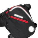 Men's Oxford Motorcycle Rider Leg Bag Hip Drop Belt Bum Waist Fanny Pack With Reflective Line