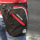 Men's Oxford Motorcycle Rider Leg Bag Hip Drop Belt Bum Waist Fanny Pack With Reflective Line
